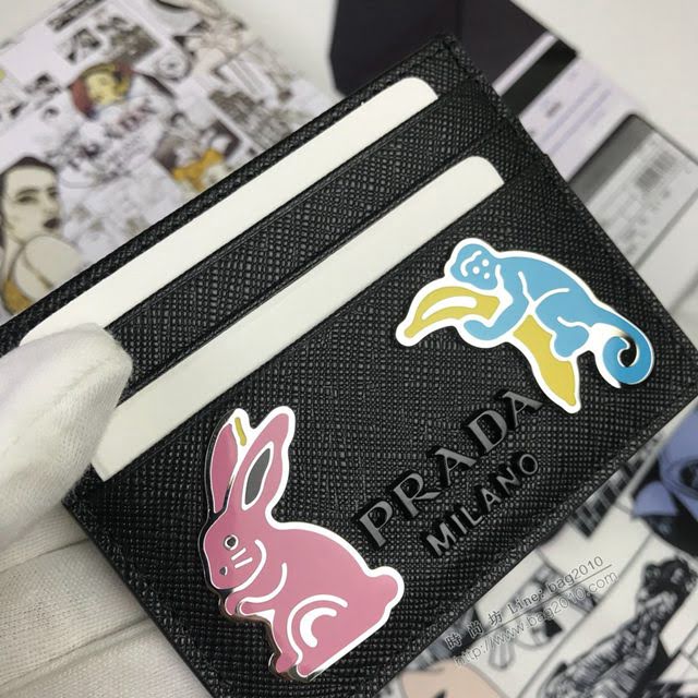 prada錢包 普拉達專櫃最新爆款 1MC025 2019最新款女士卡片夾  pyd2063